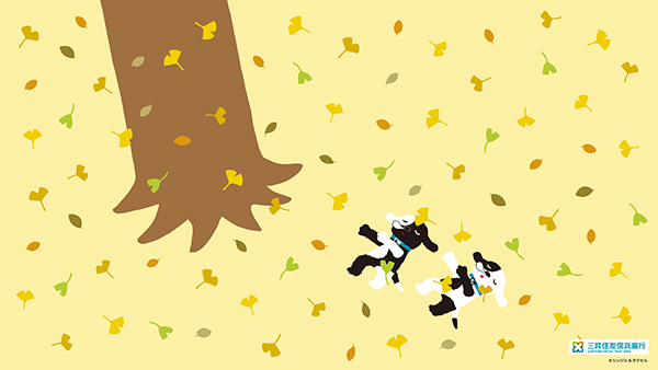 秋の壁紙　落ち葉